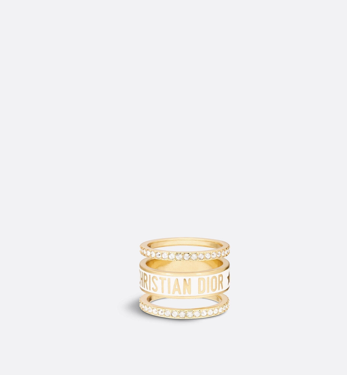 18K Dior Code Ring Set