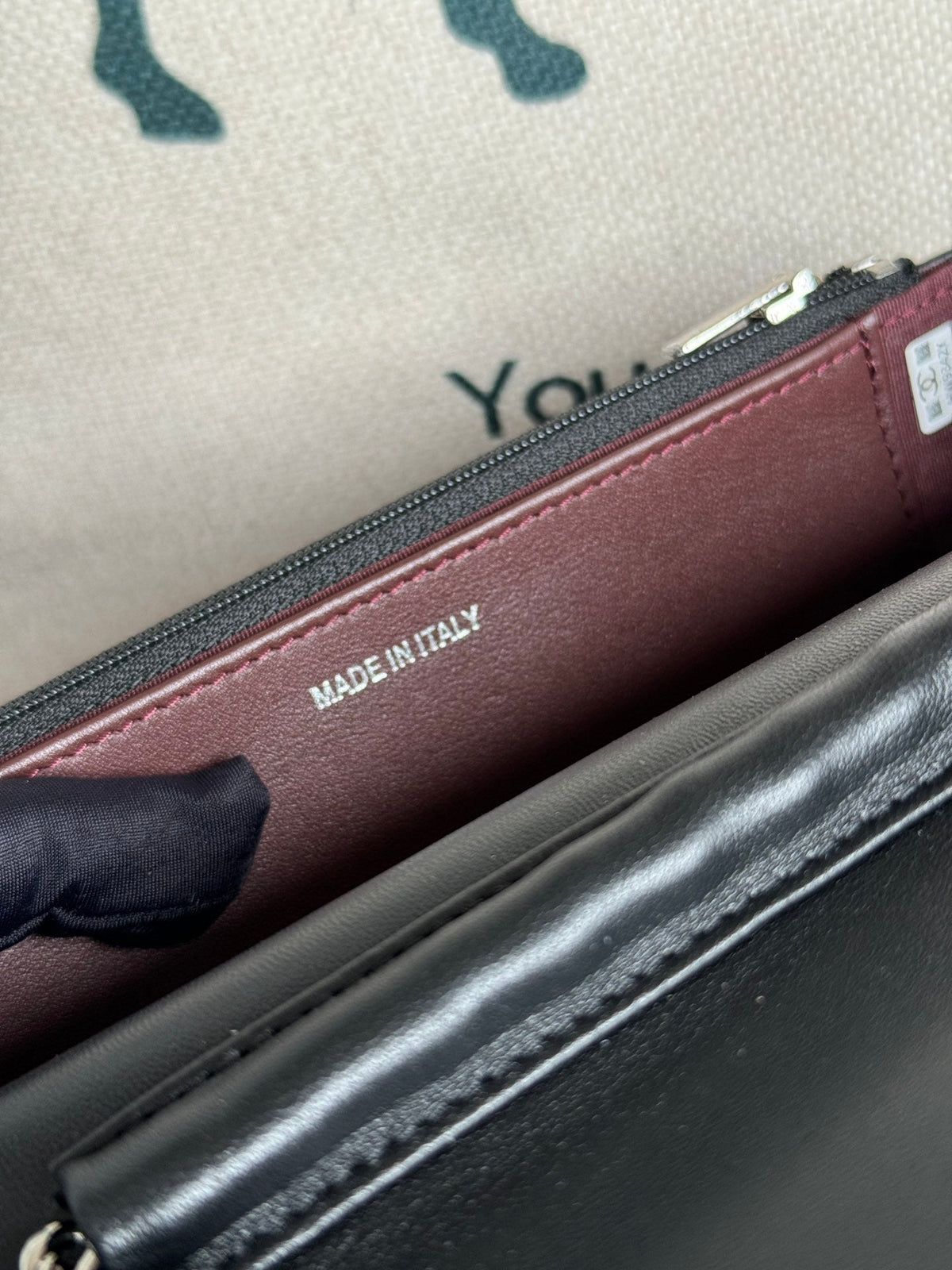 CHANEL WOC ENTRUPY 19 BAG IN BLACK CALFSKIN